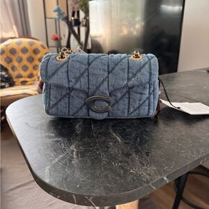 Coach denim Tabby 20